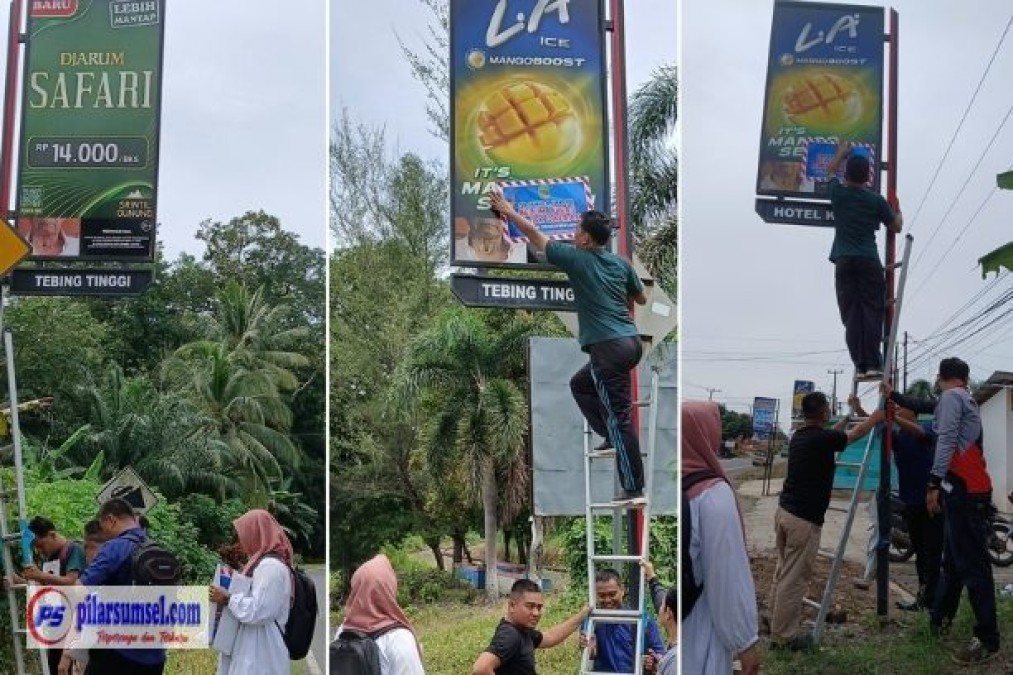 Penertiban Reklame Liar, Upaya Empat Lawang Genjot PAD