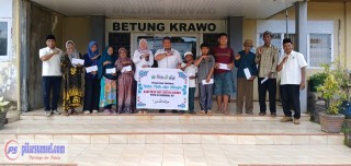 PTPN 4 Regional 7 Betung Krawo Santuni 117 Warga dari 9 Desa Jelang Idul Fitri 1447 H